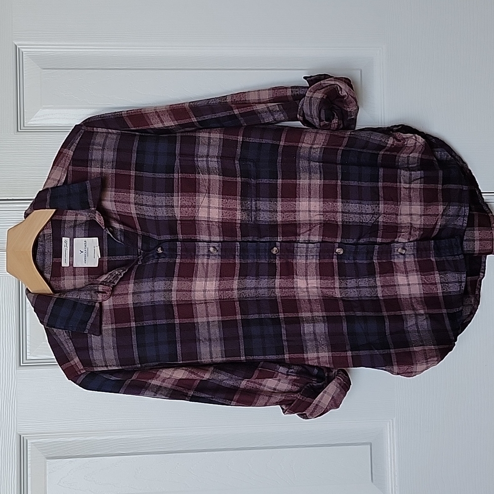 American Eagle Outfitters Boyfriend Fit Flannel